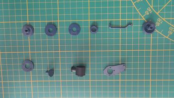 Pièce du fascicule n°11 numéro 11 pièce détachée Ecto 1 Ghostbusters 1/8 1/8e 1/8ème Eaglemoss #E42