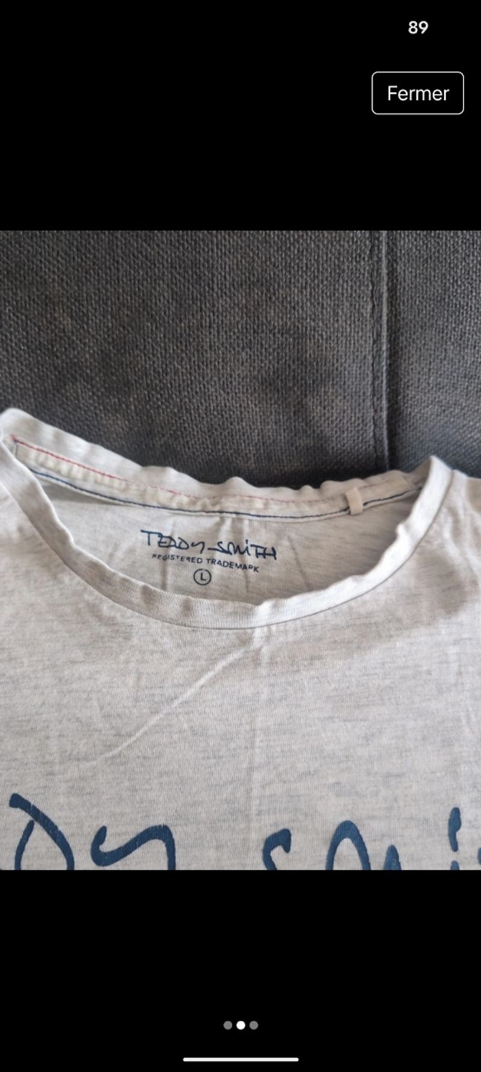 T shirt Teddy Smith taille L - photo numéro 2
