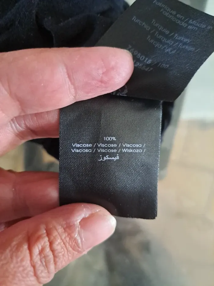 Débardeur noir asymétrique taille 2 bréal - photo numéro 10