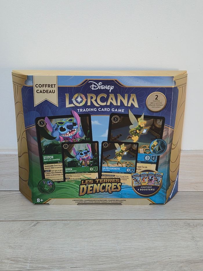 Coffret cadeau carte à collectionner Lorcana Disney Les Terres d'encres neuf