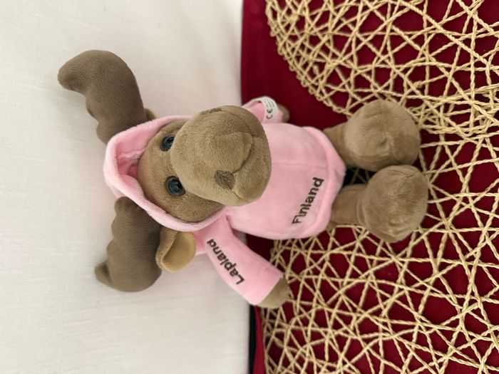 Peluche renne, souvenir finlandais