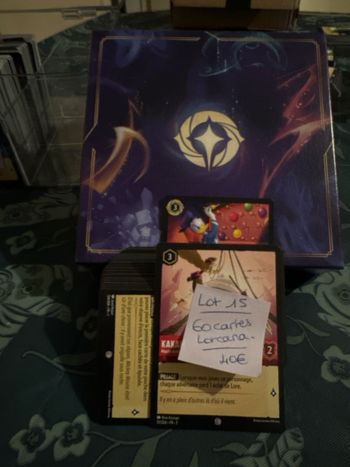 Lot carte Lorcana 60 cartes 