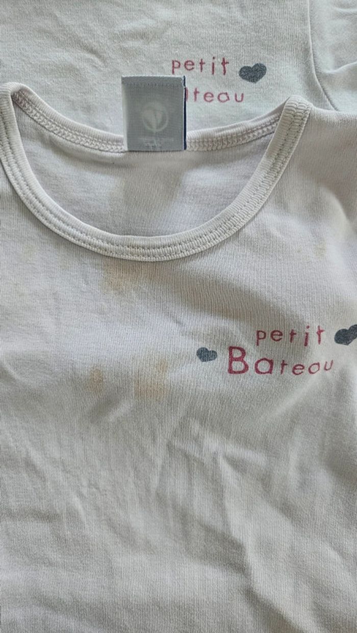 Lot 3 tee-shirt petit bateau - photo numéro 2
