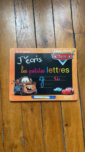Livre Cars- J’écris les petites lettres