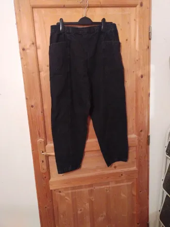 Jean Noir Femme Grande Taille Élastique