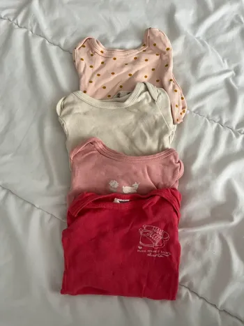 Lot body bébé fille