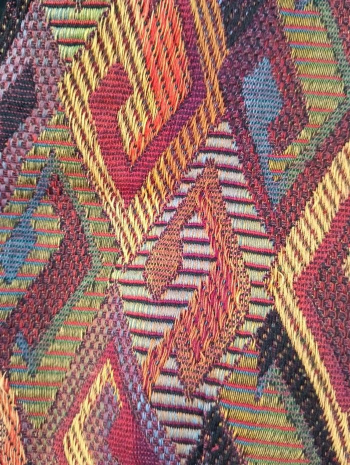 Gilet court sans manches multicolore taille 36 estimée - photo numéro 3