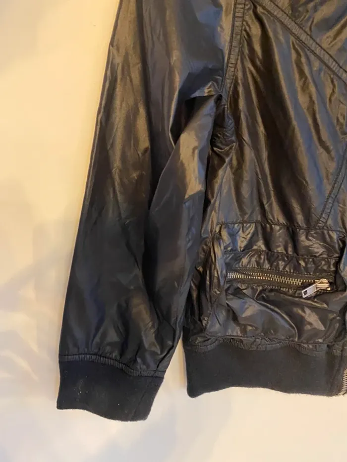 Veste zippé imperméable ikks noir - photo numéro 5