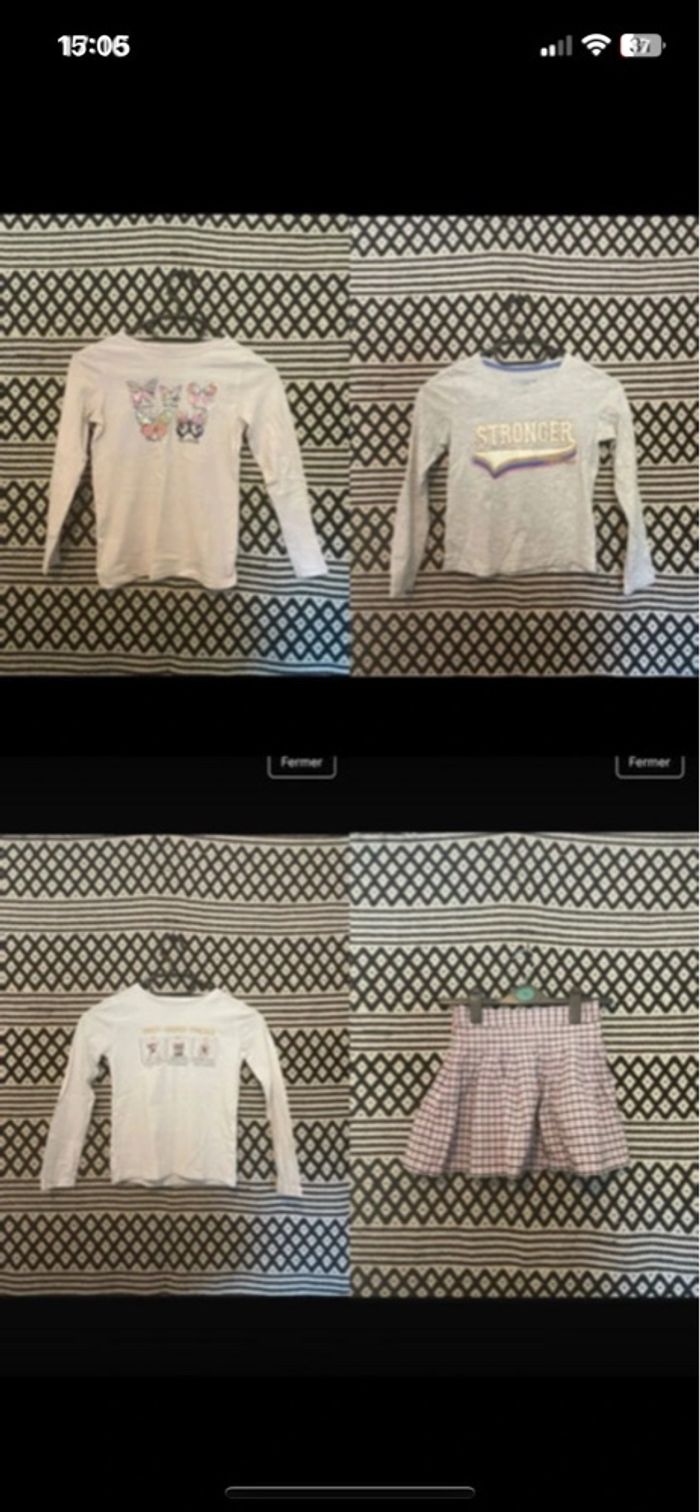 lot de vêtements fille 6 au8 ans - photo numéro 6