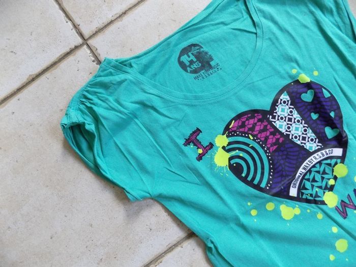 tee shirt 14 ans kiabi vert - photo numéro 2