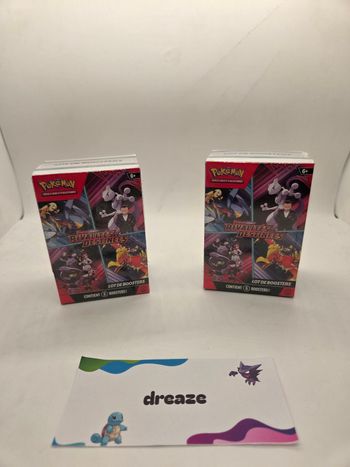Lot de deux bundles ev10 rivalités destinées pokémon tcg fr