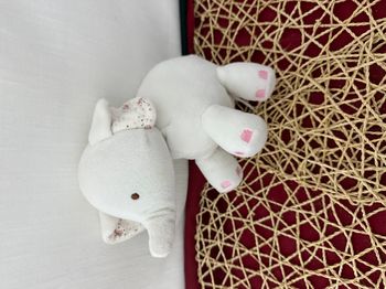 IDEAL PROMOTION  DOUDOU ELEPHANT BLANC ROSE
