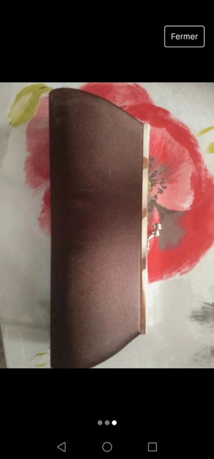 Pochette marron neuve - photo numéro 3