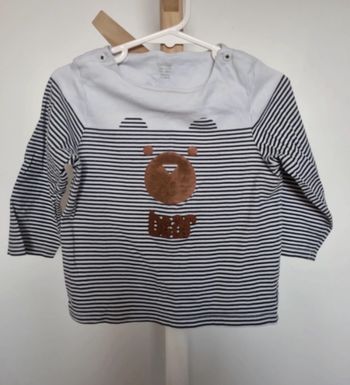 T shirt ML bear 18 mois