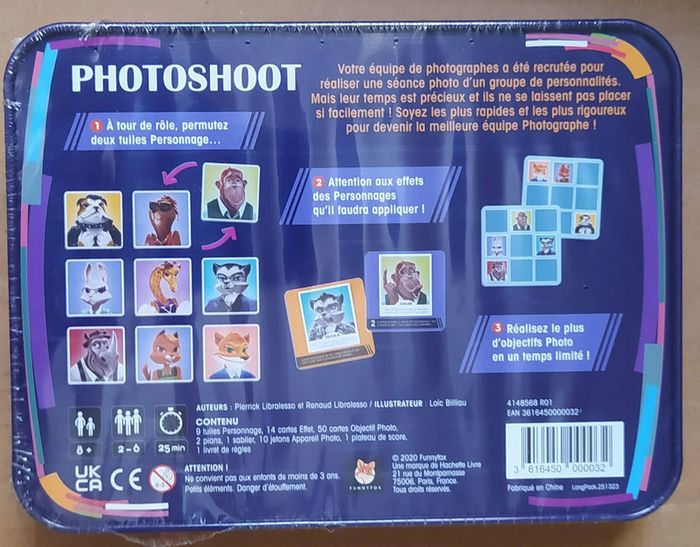 Photoshoot - Jeu de société sous emballage - Prix Ferme - photo numéro 2