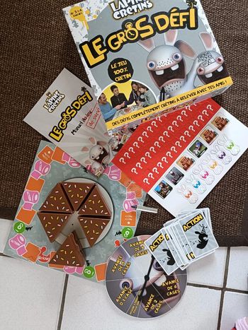 Jeu de société le gros défi lapins crétin