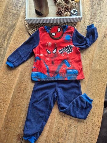 Pyjama Garçon Spiderman Bleu Marine 3 ans