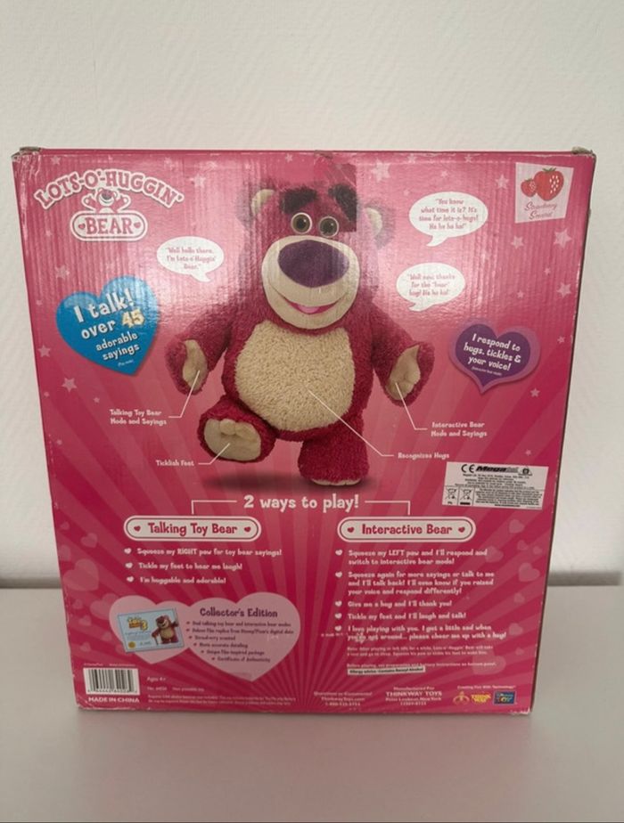 -Toy Story Lotso (White Logo) Collection Thinkway Toys - photo numéro 2