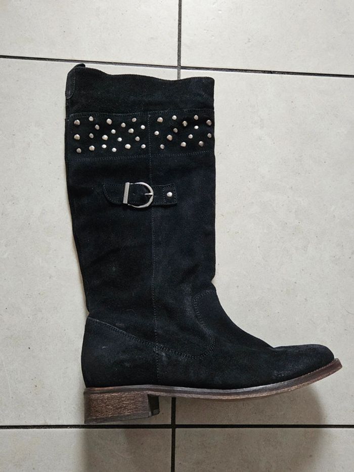 Bottes en daim souple André - photo numéro 5
