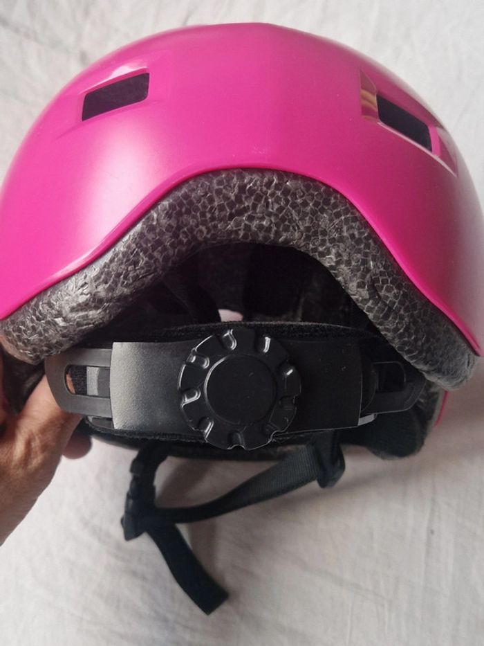 Casque vélo rose 47 à 52cm taille XS - photo numéro 2
