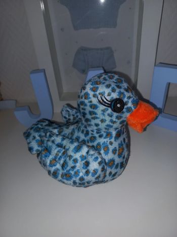 Peluche Fashion Duc léopard bleu neuve sans étiquette