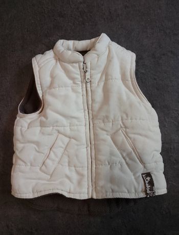 Blouson chaud sans manche 6 mois