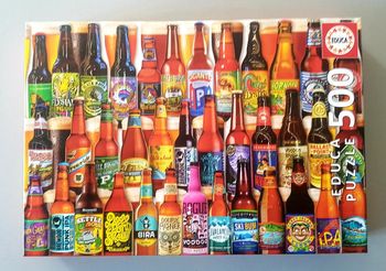 Puzzle 500 pièces "BIERES" complet