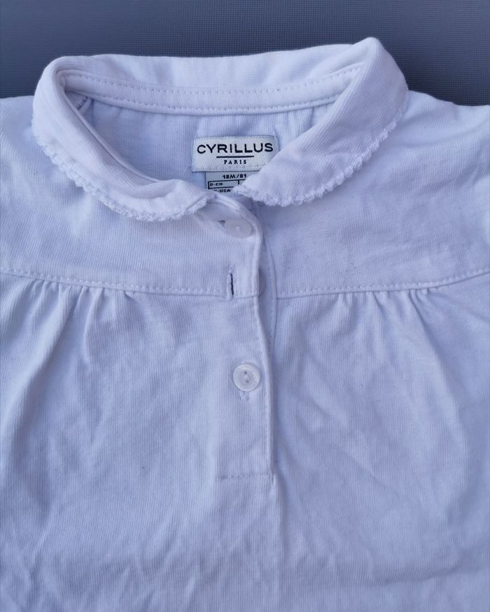 Blouse à col Claudine 18 mois fille cyrillus - photo numéro 2