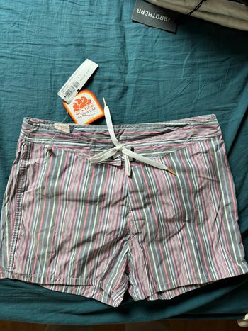 🩳 Short de bain Sundek homme – Rayé multicolore