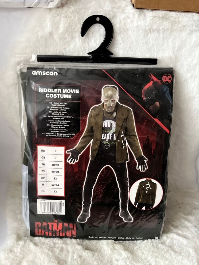 Déguisement the Riddler de Batman taille 48/50
