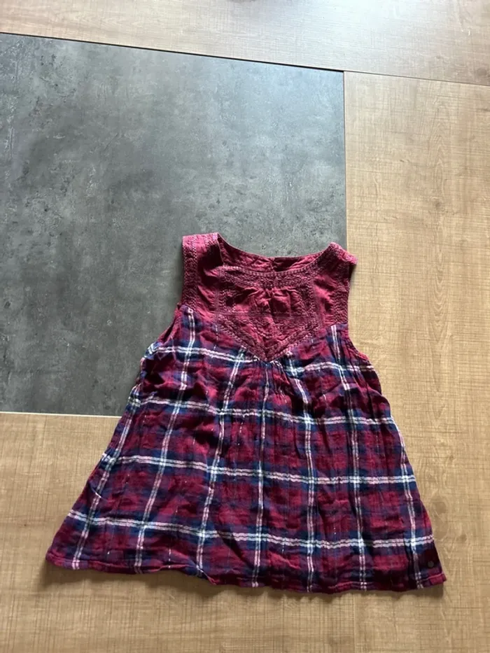 Débardeur femme à carreaux, bonobo taille S
