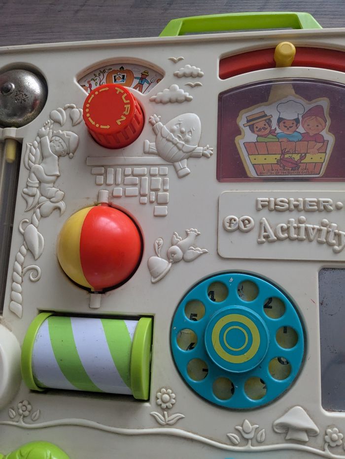 Tableau d'activité Fisher Price vintage - photo numéro 2