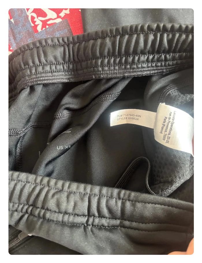 Jogging/legging Lacoste taille xs noir - photo numéro 7