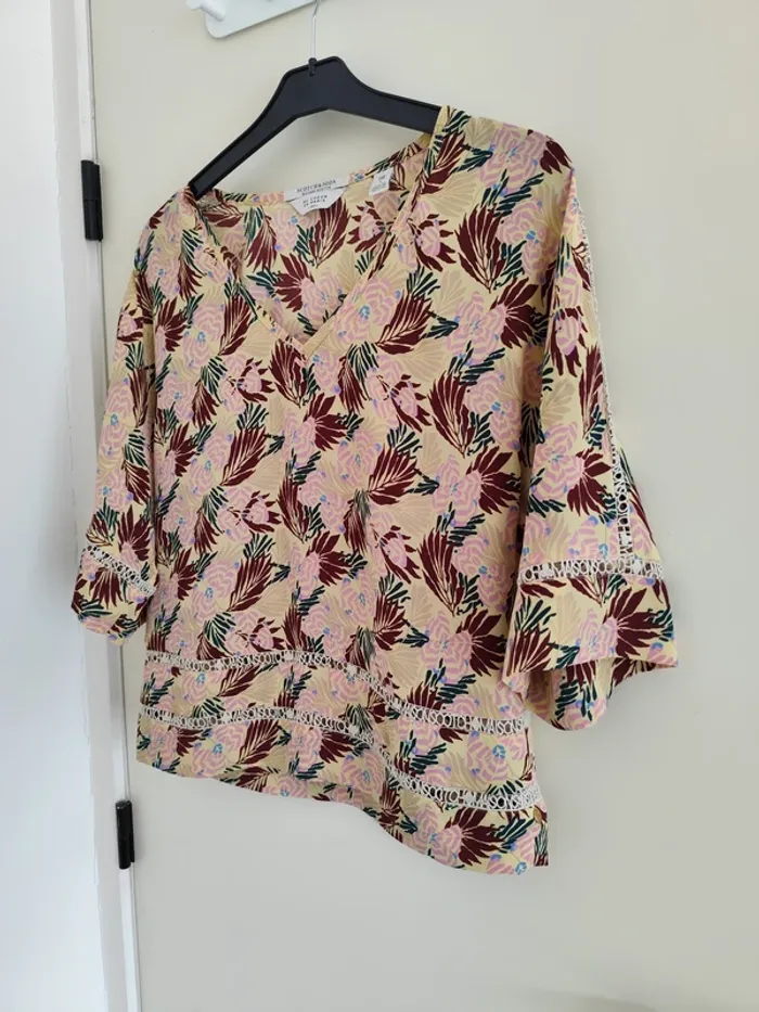 Belle blouse d'été large Scotch & Soda modèle "Au cœur de Paris" - photo numéro 7