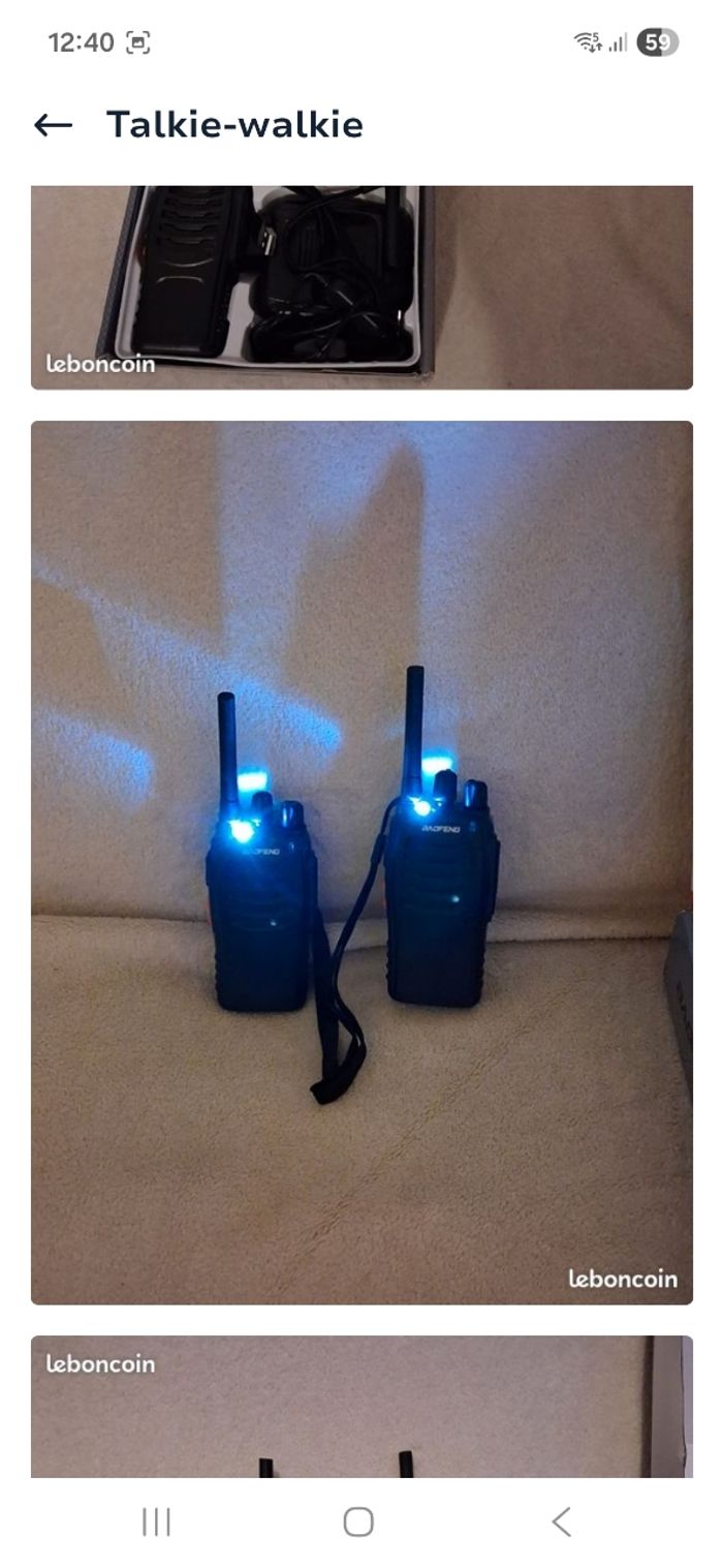 Pack 2 Talkie-walkies Baofeng BF-88E + Accessoires - photo numéro 5