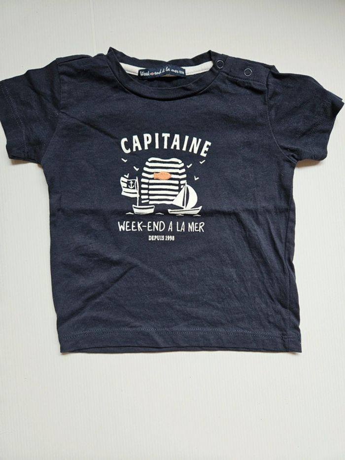 Ensemble tee shirt + short 18 mois - photo numéro 2