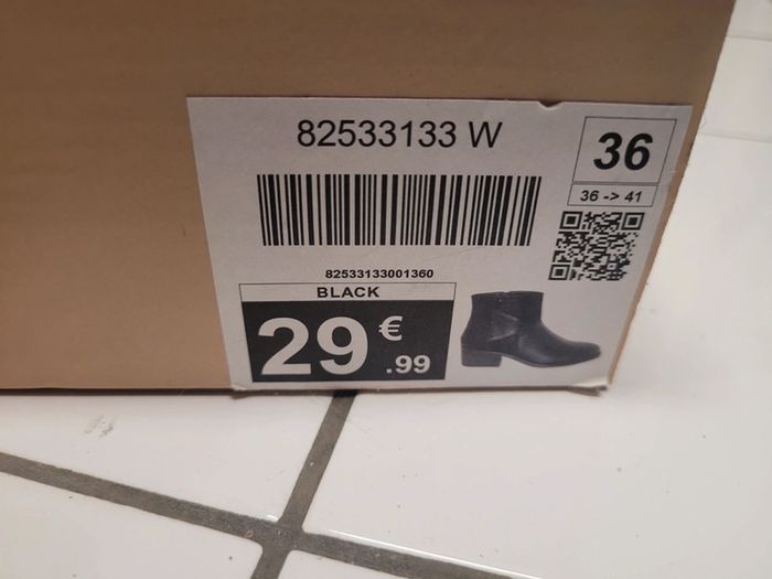 Bottines/boots noir taille 36 - photo numéro 6