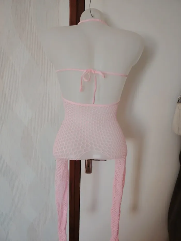 Combinaison sexy bodystocking résille - photo numéro 6