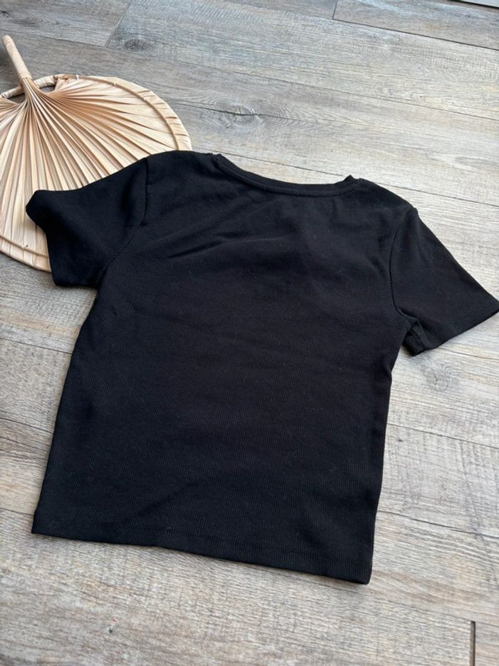 T shirt ouvert devant xs - photo numéro 2