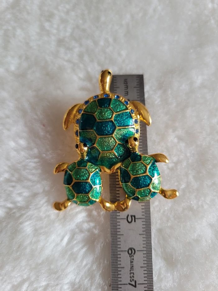 Broche une tortue 🐢 et ses bébés - photo numéro 7