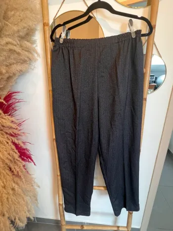 Pantalon gris chiné