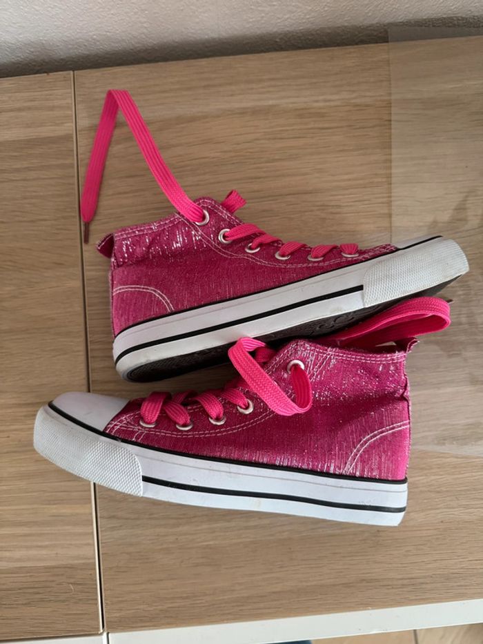 Baskets montantes Fuchsia à P33 - photo numéro 3