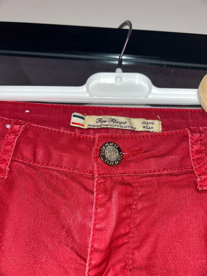 Jeans rouge taille 40 - photo numéro 4