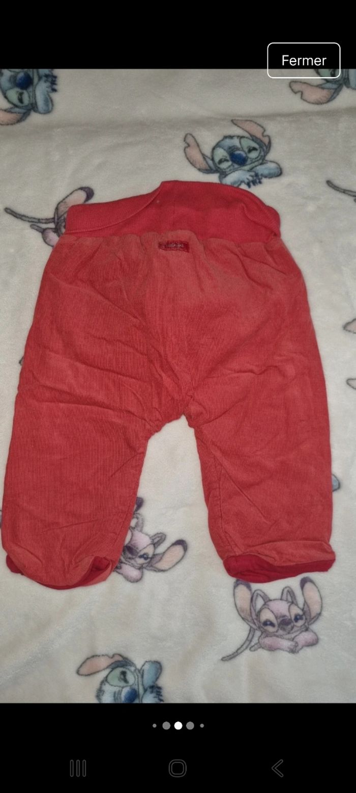 Pantalon doublé 6 mois en très bon état - photo numéro 5