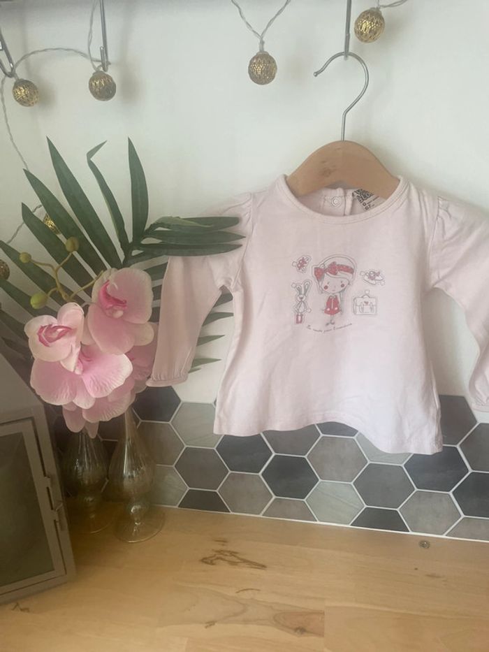 Lot de 3 t-shirt ML 6 mois (68 cm) - photo numéro 7