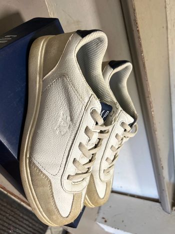 Basket en cuir blanc Gap