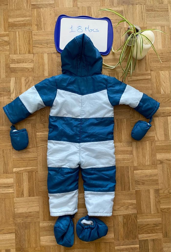 Combinaison de ski avec gants et protections pieds amovibles - In extenso - 18 mois - TBE - photo numéro 7