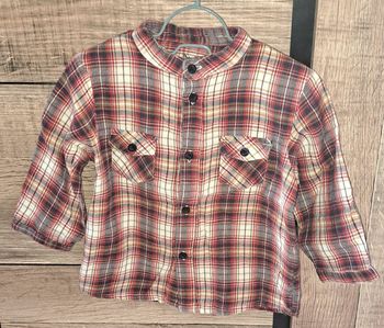 Chemise à carreaux 9 mois Bout'chou