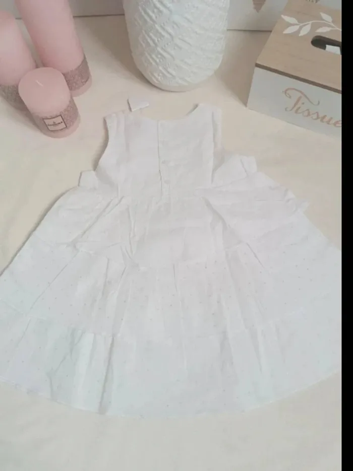 Robe sans manche à volants Obaïbi 18 mois - photo numéro 3