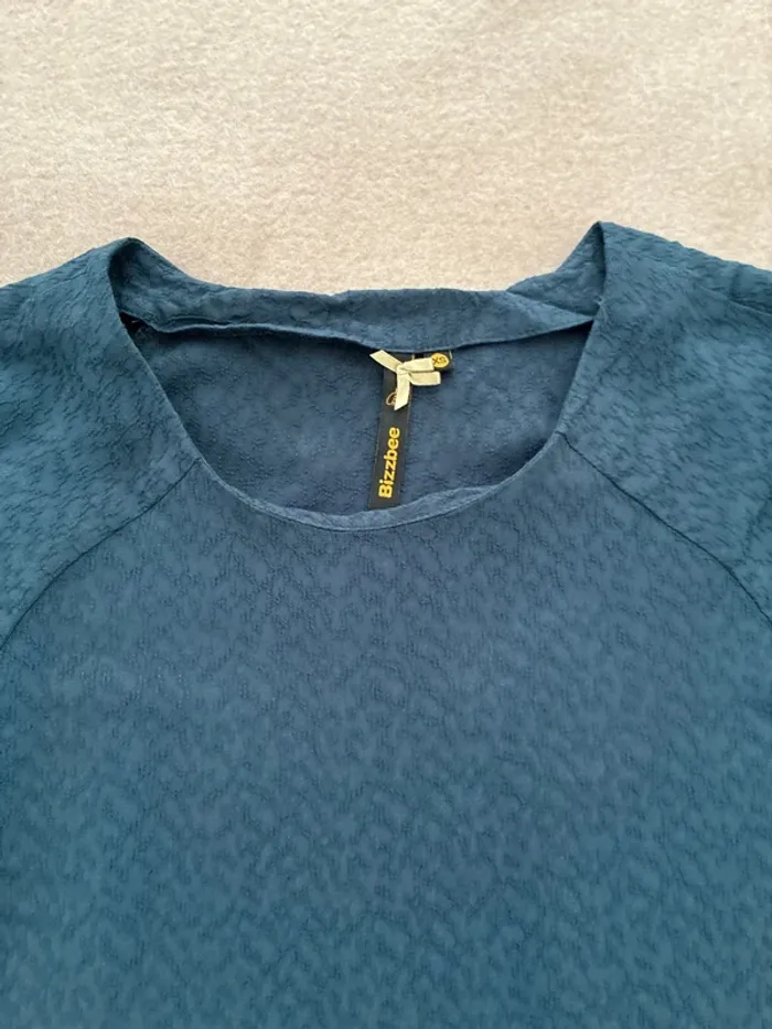 Robe bleu canard Bizzbee taille XS en très bon état - photo numéro 6